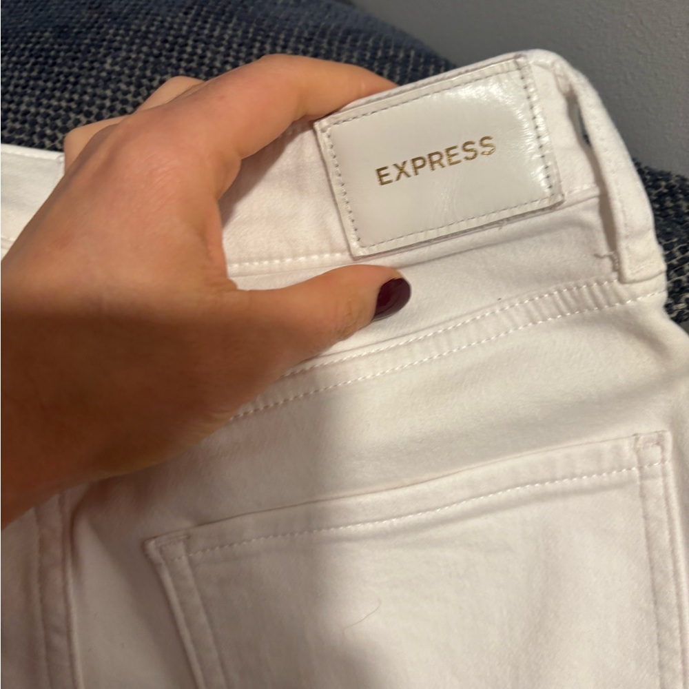 Express Women's Classic White Jeans